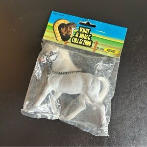 FISHEL What a Horse Collection Vintage White Toy Horse